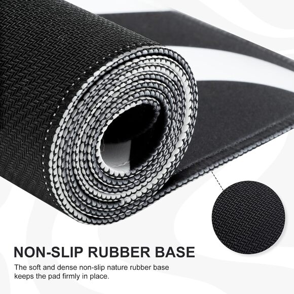 Large 4pc Set Ergonomic Gaming Mouse pad Keyboard Wrist Rest, Mouse Wrist Rest - Picture 7 of 12